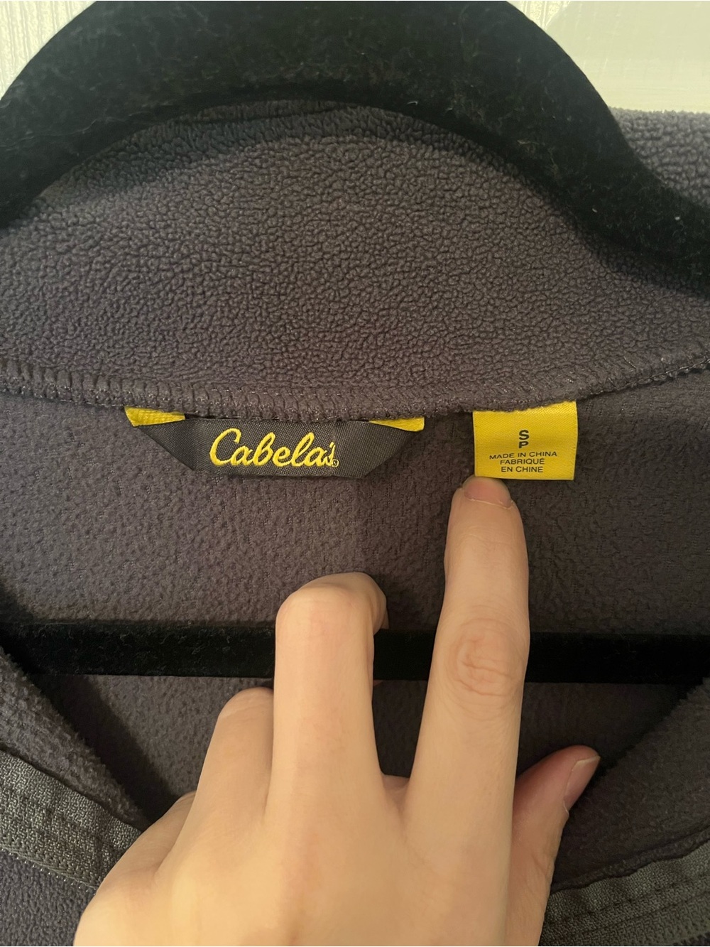 Cabela's Women's Small Gray Fleece Quarter-Zip Jacket Gorpcore Outdoor Cozy - Picture 2 of 5